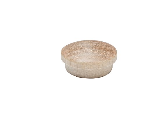 Bild 1 - Holzkappen Ahorn 15mm Zapfen