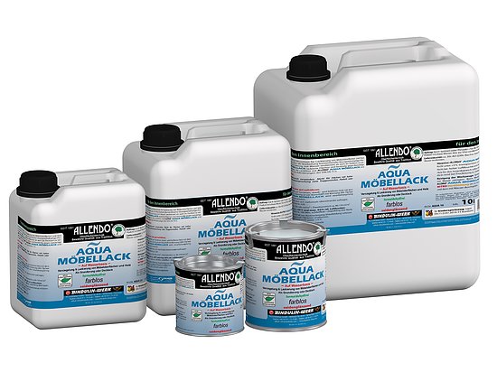 Bild 1 - Aqua-Mbellack auf Wasserbasis