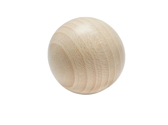 Bild 1 - Holzkugel Buche ungebohrt